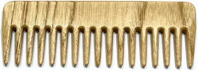 Imagen del producto de Peine de madera de fresno, 13,7 cm, 17 dientes, antistática, para cabello afro