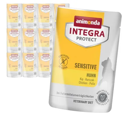 Produktbild von Animonda Integra Protect Sensitive 12x85g Nassfutter für Katzen mit Futtermittelunverträglichkeit (Huhn)