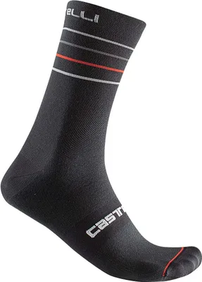 Zdjęcie produktu dla Klasyczne skarpetki kolarskie CASTELLI - ENDURANCE 15 - Czarne S-M