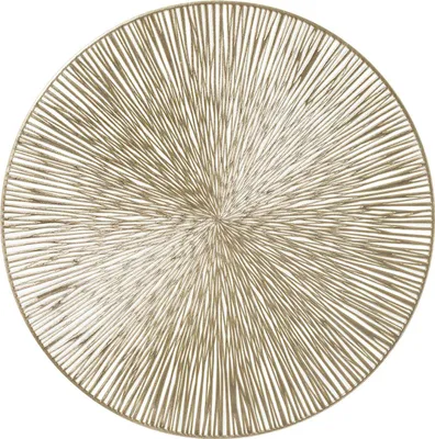 Produktbild von ZELLER 27124 Platzset, Kunststoff, GOLD, ca. Ø 38 cm