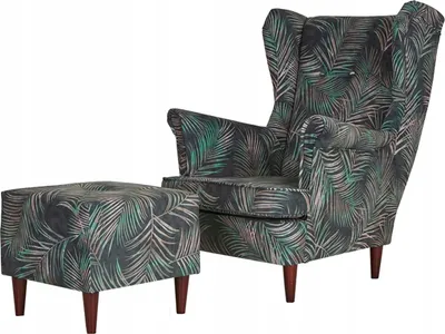 Produktbild von Sessel Mit Fussstütze Ari Print Family Furniture