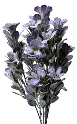 Imagen del producto de Clayre & Eef, flor artificial, 35 cm, color azul, plástico
