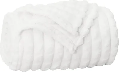 Immagine prodotto di vidaXL Coperta in pile bianca 240 x 220 cm