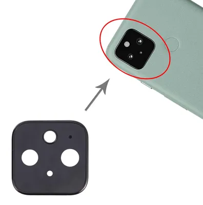 Obrázek produktu pro Náhradní díl – kryt zadní kamery pro Google Pixel 5, černý