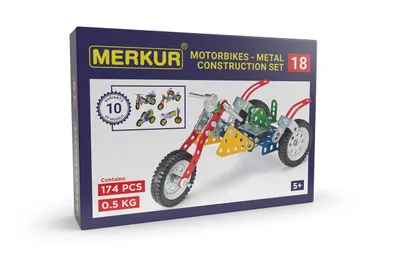 Produktbild von Merkur 018 Motorräder, 174 Teile, 10 Modelle