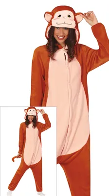 Imagen del producto de Disfraz de mono para hombre, talla: L