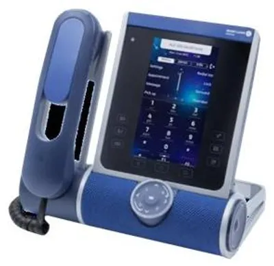 Zdjęcie produktu dla Alcatel-Lucent Enterprise ALE-500, IP Phone, Niebieski, Zestaw słuchawkowy przewodowy, Biurko / Ściana, LCD, 14 cm (5.5")