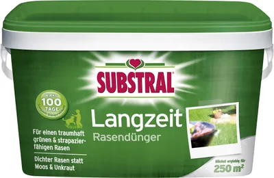 Produktbild von Substral Langzeit Rasendünger 250 m² 5 kg
