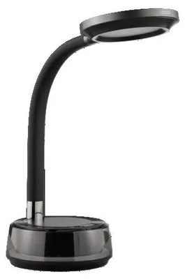 Produktbild von Brilliant G60216/06 Moonglow Schreibtischleuchte Kunststoff schwarz LED integriert