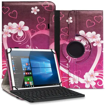 Produktbild von Tablet Tasche Blackview Tab 20 Tastatur Hülle Schutzhülle Case Bluetooth DrehbarFarbe Uni 360 Taschen:Motiv 2