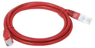 Obrázok produktu pre Alantec KKU5CZE1, 1 m, Cat5e, U/UTP (UTP), RJ-45, RJ-45, Červená
