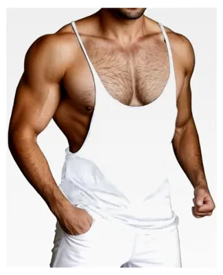 Produktbild von Herren Tanktop mit tiefem U-Ausschnitt für Sport und Fitness