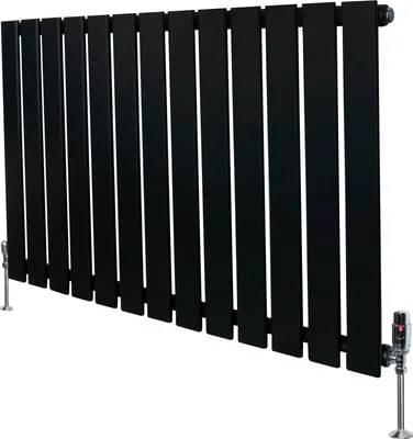 Immagine prodotto di Radiatori a pannello e valvole – 600 mm x 910 mm – Neri