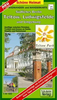 Obrázok produktu pre Južný Berlín - Teltow, Ludwigsfelde a okolie 1 : 35 000. cyklistická a turistická mapa