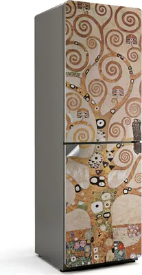 Zdjęcie produktu dla Drzewo Gustav Klimt - Naklejka na lodówkę - Folia samoprzylepna na lodówkę - Dekoracja lodówki - Samoprzylepna folia na lodówkę - Dekoracja kuchni - 60x180 cm