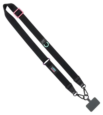 Produktbild von Urban Armor Gear 96445511404E, Umhängegurt, Schwarz, Nylon, Kunstleder (PU), 360°, Universal, 1 Stück(e)