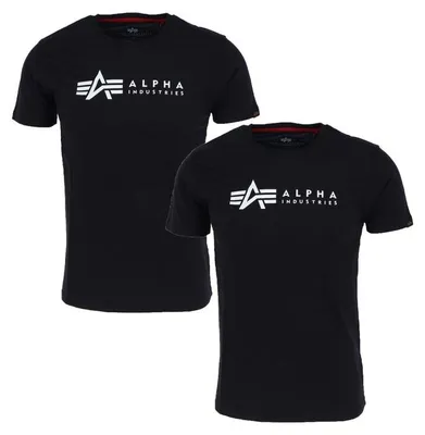 Obrázok produktu pre ALPHA INDUSTRIES ALPHA LABEL T 2 PACK Herren T-Shirt
