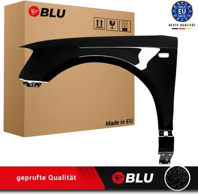 Immagine prodotto di BLU Parafango compatibile con Audi A3 8P II-generation LZ9Y Sinistra Schwarz PhantomSchwarz | 2003-2008 | Anteriore | Verniciato | Pronto per il montaggio | Zincato