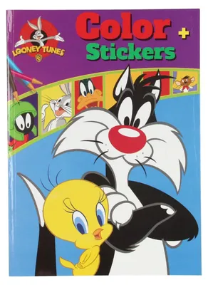 Produktbild von Warner Bros. Malbuch Looney Tunes mit Stickern