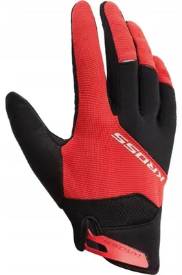 Produktbild von Kross Rocker Fahrradhandschuhe Schwarz/Rot XXL