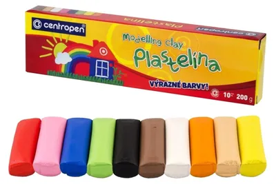 Zdjęcie produktu dla Plastelína Centropen 9560, v krabičce, 200 g, 10 ks