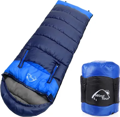 Produktbild von Pravé spací pytle - zipem vytvoříte obrovský dvojitý spací pytel - Kempování, Turistika, Outdoor Blue