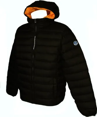 Immagine prodotto di Piumino giubbotto giaccone giacca uomo con cappuccio zip e tasche NORTH SAILS articolo 602829 SKYE 2 HOODED, IT XXL - EU XL - USA L, Poliestere 100%