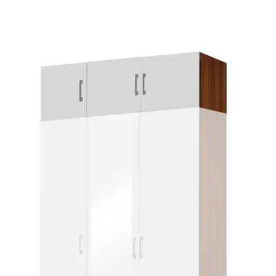 Obrázek produktu pro Nástavec ESO 3dveřový 61535 ořech/bílá