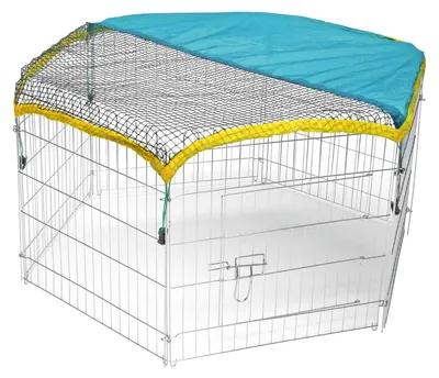 Obrázek produktu pro Kerbl Freigehege inkl. Sonnenschutz, Netz, Auslauf für Hasen, Hamster etc.