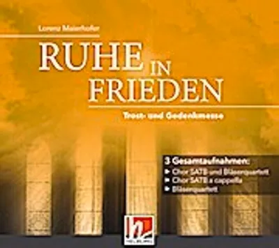 Produktbild von Ruhe in Frieden, 1 Audio-CD