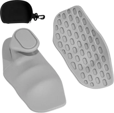 Produktbild von 1 Paar Silikon-Trainingsgriffe für Damen und Herren, rutschfest, fingerlos, für Klimmzüge, Bodybuilding, Gewichtheben, Kreuzheben, Handschutz