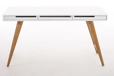 Immagine prodotto di In And OutdoorMatch Virginia - MDF e rovere - 75 x 140 x 60 cm - Colori bianco e rovere - Design elegante