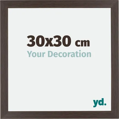 Produktbild von Bilderrahmen, 30x30 cm, Eiche Dunkel, MDF, Mura