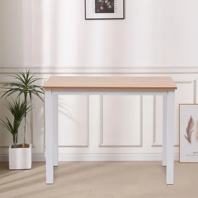 Produktbild von Happy Home Happy Home Computertisch Esstisch Tisch Bürotisch HWT48-HOL Holz weiß