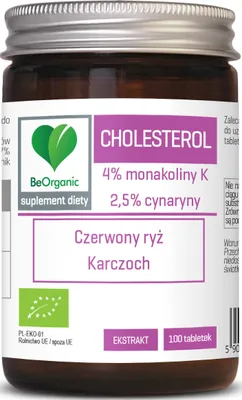 Produktbild von BeOrganic Cholesterin 400 mg 100 Tabletten