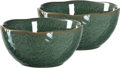 Produktbild von Leonardo MATERA Keramikschale klein 12 cm grün 2er Set