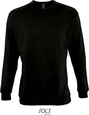Produktbild von SOLs 01178 | Uni Sweatshirt Supreme - Farbe: Black - Größe: XXL