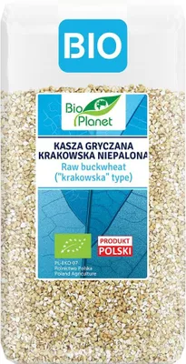 KASZA GRYCZANA KRAKOWSKA NIEPALONA BIO 500 g - BIO PLANET