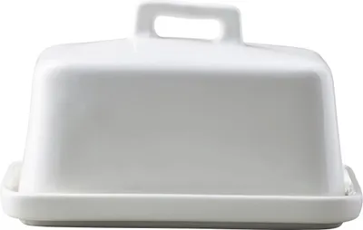 Produktbild von EPICURIOUS Butterdose Weiß, Porzellan, in Geschenkbox