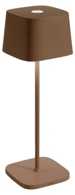 Produktbild von Zafferano Ofelia Pro Corten LED-Tischleuchte, wiederaufladbar und dimmbar - 2200-2700-3000K - 9 Stunden maximale Leistung