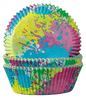 Produktbild von Demmler Muffinformen Multicolor - zum Dekorieren selbstgemachter Muffins - 60Stk. pro Packung - 5012076050