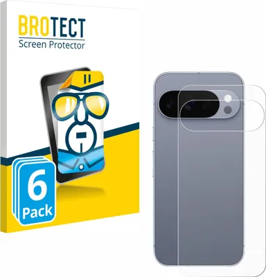 Produktbild von 6x Für Google Pixel 10 Pro (Rückseite) Schutzfolie BROTECT Displayschutz Display Schutz Folie Klar Transparent