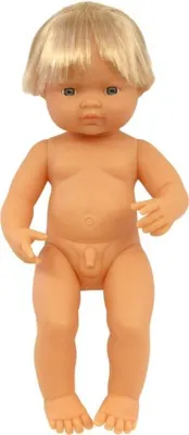 Zdjęcie produktu dla Lalka Baby Boy firmy Miniland o średnicy 38 cm