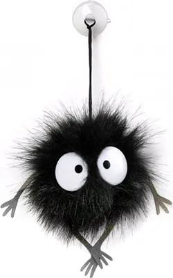 Produktbild von Studio Ghibli plyšový prívesok Noiraude 7 cm
