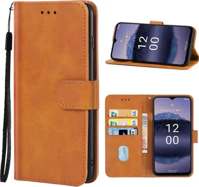 Produktbild von Mobigear Wallet  Nokia G11 Plus Hülle Klapphülle Geldbörse - Braun