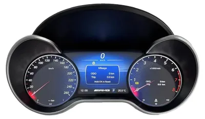 Productafbeelding van Digitaal snelheidsmeterpaneel, plug-and-play interface, display met hoge resolutie, zwart