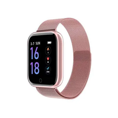 Produktbild von W60 Smartwatch, Sportuhr, für aktives Leben, mit Telefon verbunden, modische Smartwatch, stilvoll und einfach zu bedienen, roségoldene – Smartwatch