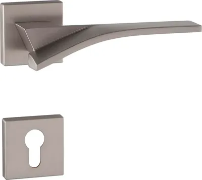 Obrázok produktu pre MARCHESI sada pákových kľučiek TABOR na ružici PZ, 38-45 mm, zamak poniklovaný matný
