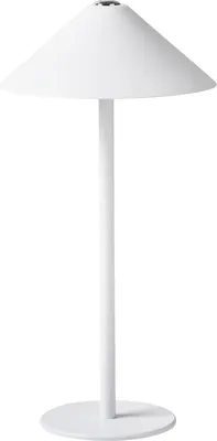 Produktbild von BELIANI LED-Tischlampe Weiß Metall Kabellos Wiederaufladbar Touch Funktion Dimmfunktion USB Kabel Indoor Outdoor Tischleuchte Schreibtischlampe