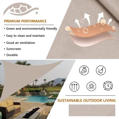 Immagine prodotto di Solidchoice - Tenda a triangolo per giardino e balcone